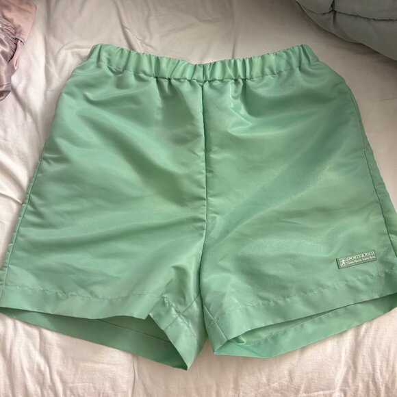Sporty and rich Good Health Nylon Short - Thyme/White size medium NWT - Picture 3 of 6